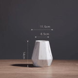 GeoMarble Geometrische Marmor-Vasen | Zeitloses Design | Hochwertige Dekoration | Perfekt für Zuhause