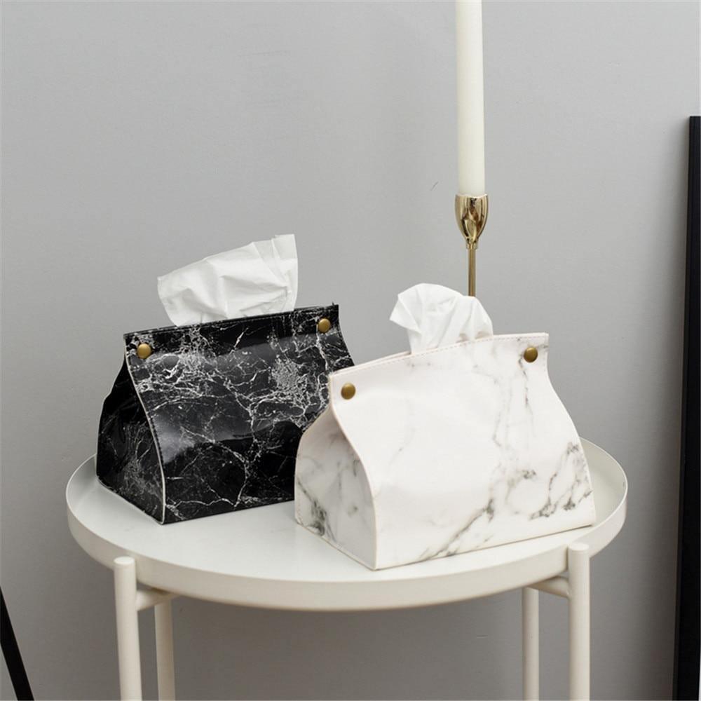 marmor aufbewahrung StoneLuxe Marmor-Taschentuchbox | Elegantes Design