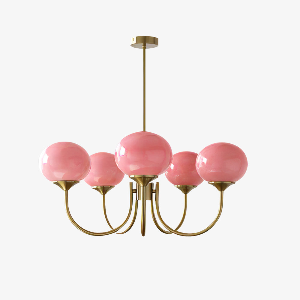 RadianceOrb Designer Kronleuchter | Moderner LED Hängelampe | Elegante Beleuchtung für Wohnzimmer & Esszimmer