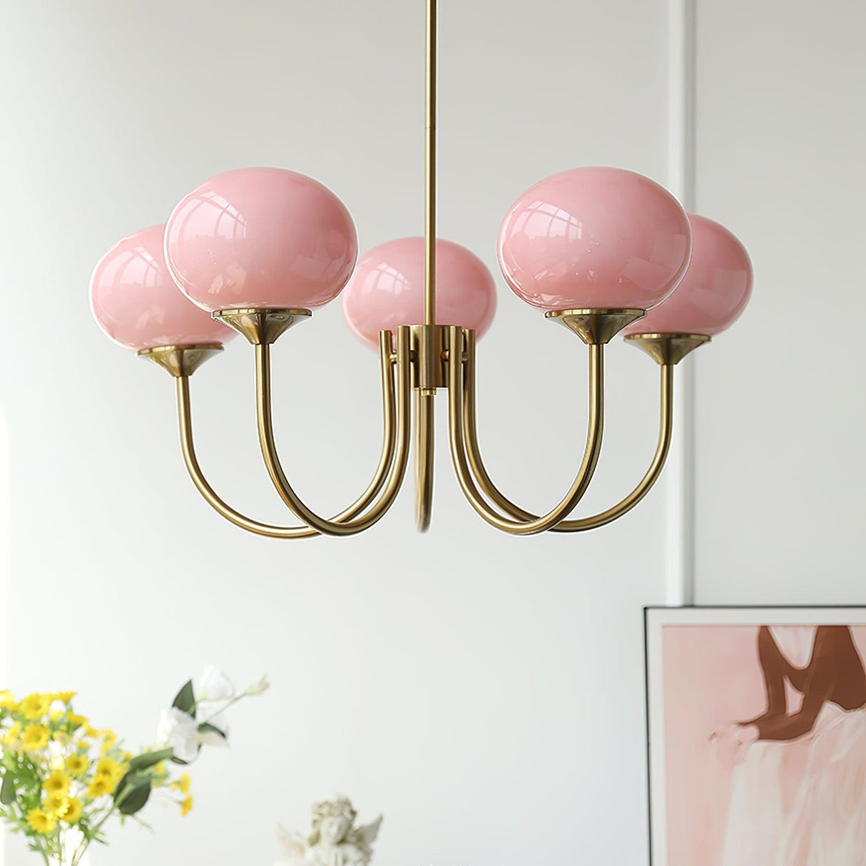RadianceOrb Designer Kronleuchter | Moderner LED Hängelampe | Elegante Beleuchtung für Wohnzimmer & Esszimmer