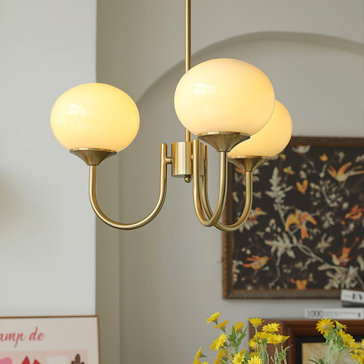 RadianceOrb Designer Kronleuchter | Moderner LED Hängelampe | Elegante Beleuchtung für Wohnzimmer & Esszimmer