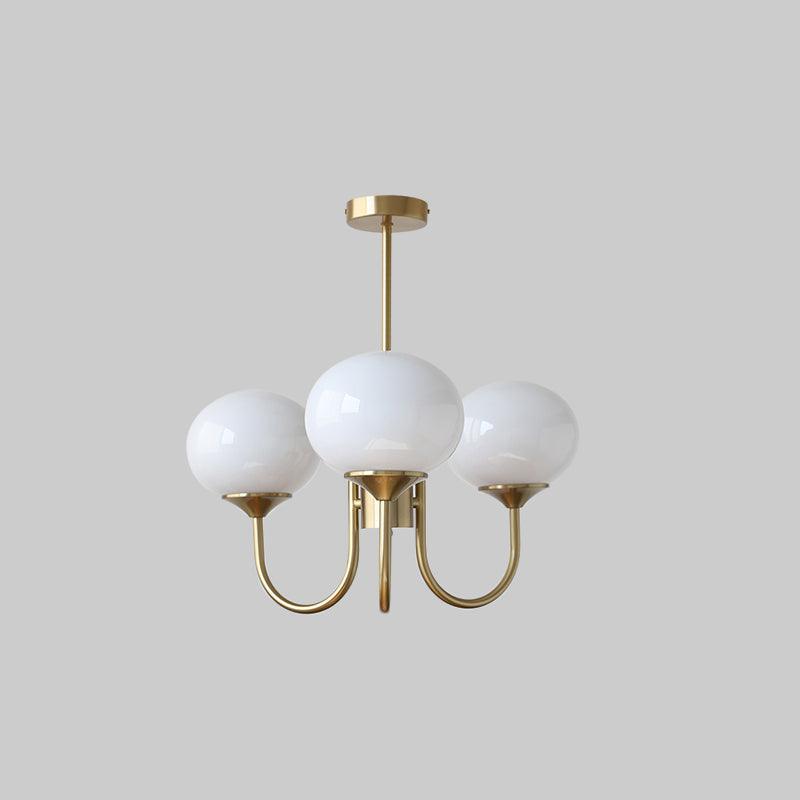 RadianceOrb Designer Kronleuchter | Moderner LED Hängelampe | Elegante Beleuchtung für Wohnzimmer & Esszimmer