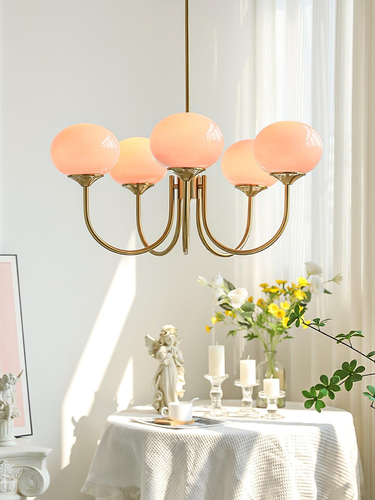 RadianceOrb Designer Kronleuchter | Moderner LED Hängelampe | Elegante Beleuchtung für Wohnzimmer & Esszimmer