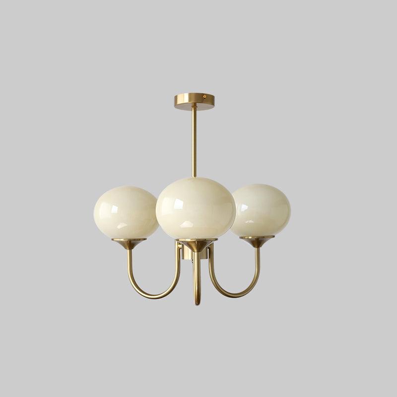 RadianceOrb Designer Kronleuchter | Moderner LED Hängelampe | Elegante Beleuchtung für Wohnzimmer & Esszimmer