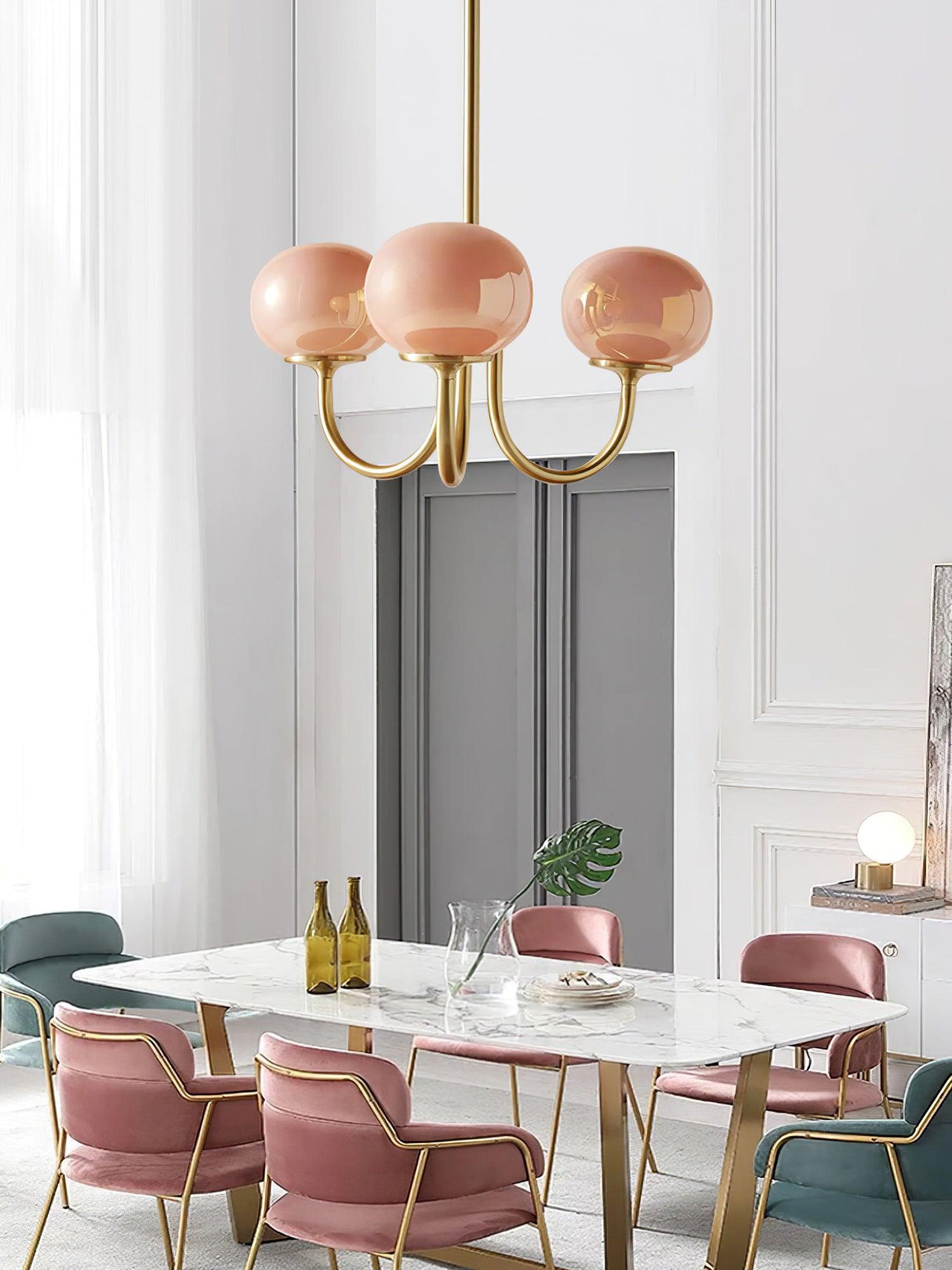 RadianceOrb Designer Kronleuchter | Moderner LED Hängelampe | Elegante Beleuchtung für Wohnzimmer & Esszimmer