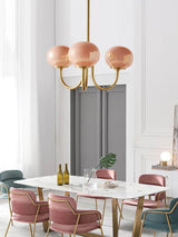RadianceOrb Designer Kronleuchter | Moderner LED Hängelampe | Elegante Beleuchtung für Wohnzimmer & Esszimmer
