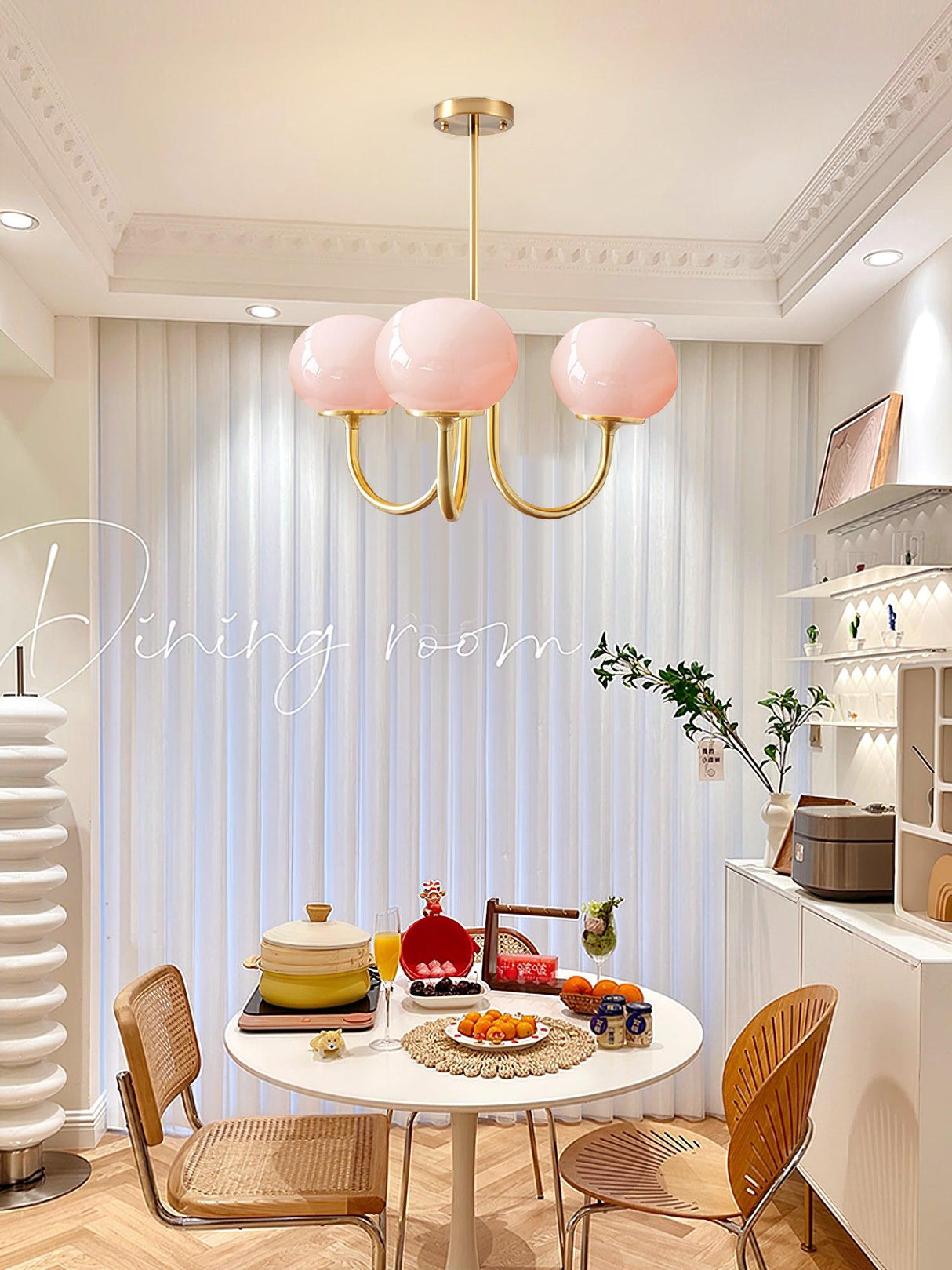 RadianceOrb Designer Kronleuchter | Moderner LED Hängelampe | Elegante Beleuchtung für Wohnzimmer & Esszimmer