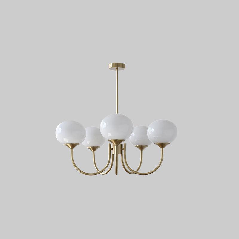RadianceOrb Designer Kronleuchter | Moderner LED Hängelampe | Elegante Beleuchtung für Wohnzimmer & Esszimmer
