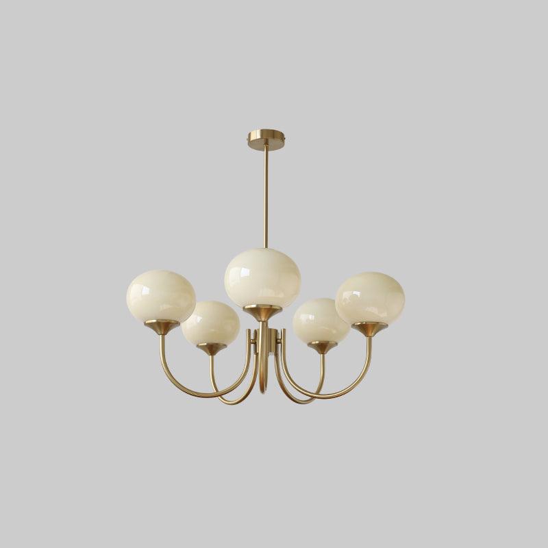 RadianceOrb Designer Kronleuchter | Moderner LED Hängelampe | Elegante Beleuchtung für Wohnzimmer & Esszimmer