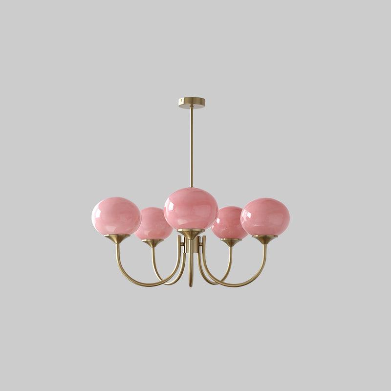 RadianceOrb Designer Kronleuchter | Moderner LED Hängelampe | Elegante Beleuchtung für Wohnzimmer & Esszimmer