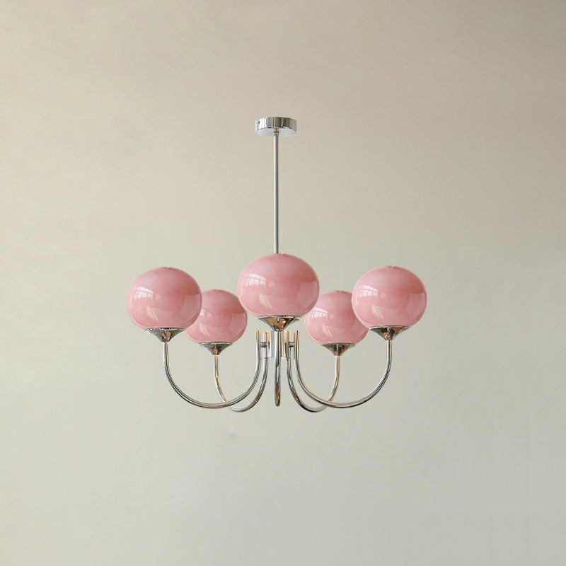 RadianceOrb Designer Kronleuchter | Moderner LED Hängelampe | Elegante Beleuchtung für Wohnzimmer & Esszimmer
