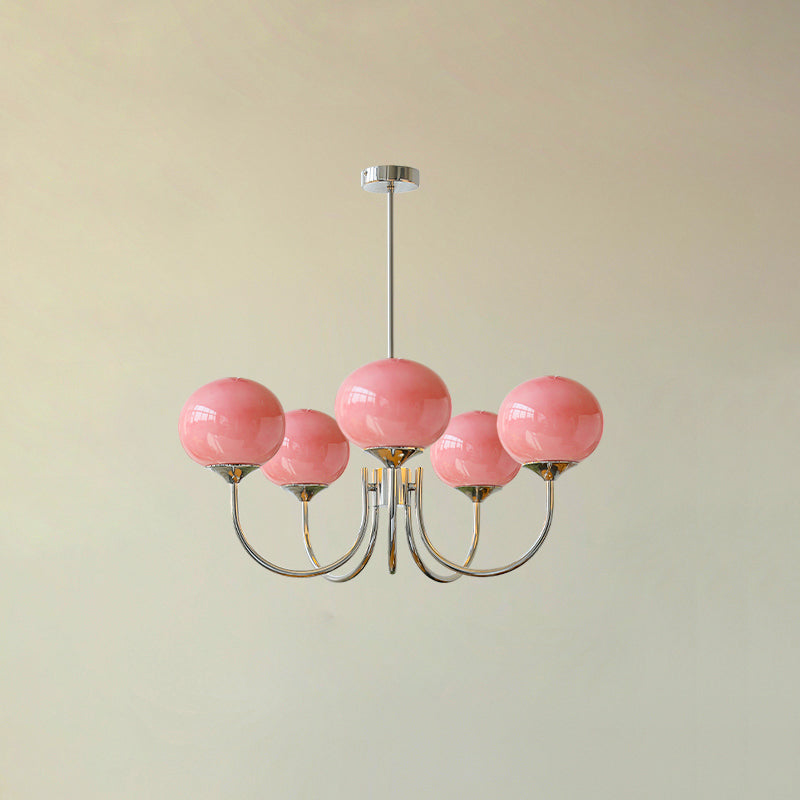 RadianceOrb Designer Kronleuchter | Moderner LED Hängelampe | Elegante Beleuchtung für Wohnzimmer & Esszimmer