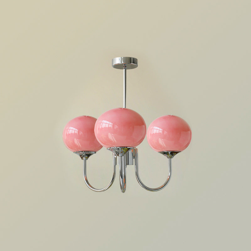 RadianceOrb Designer Kronleuchter | Moderner LED Hängelampe | Elegante Beleuchtung für Wohnzimmer & Esszimmer