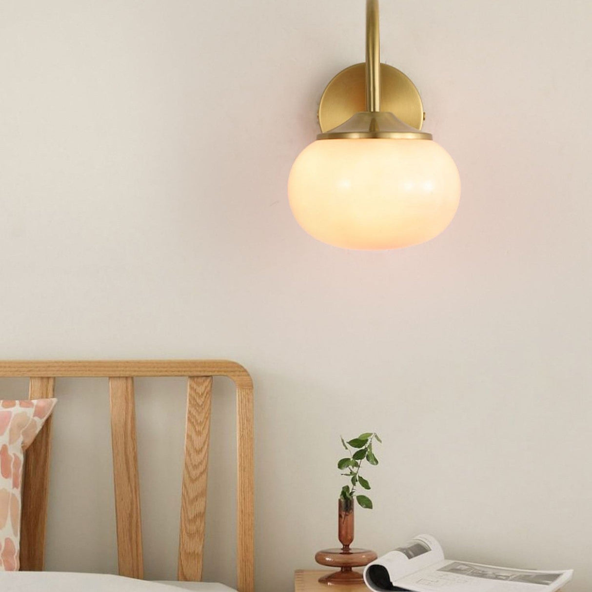 GlowMallow Wandlampe | Weiches Licht | Stilvolle Wandbeleuchtung | Perfekt für Schlafzimmer und Wohnzimmer