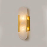 LumaSerene Langgestreckte Alabaster Wandleuchte | Modernes Design | Elegante Beleuchtung | Energieeffizient