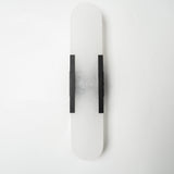 LumaSerene Langgestreckte Alabaster Wandleuchte | Modernes Design | Elegante Beleuchtung | Energieeffizient