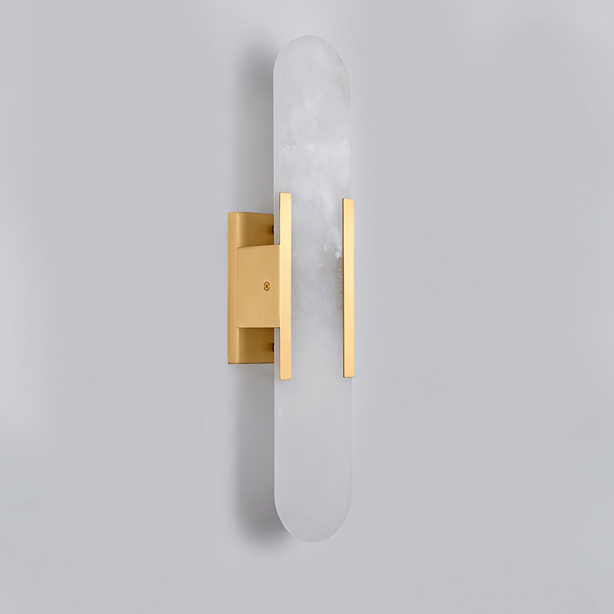 LumaSerene Langgestreckte Alabaster Wandleuchte | Modernes Design | Elegante Beleuchtung | Energieeffizient
