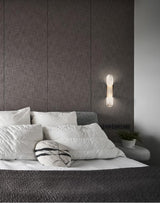 LumaSerene Langgestreckte Alabaster Wandleuchte | Modernes Design | Elegante Beleuchtung | Energieeffizient