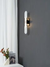 LumaSerene Langgestreckte Alabaster Wandleuchte | Modernes Design | Elegante Beleuchtung | Energieeffizient