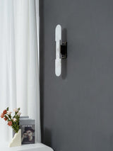 LumaSerene Langgestreckte Alabaster Wandleuchte | Modernes Design | Elegante Beleuchtung | Energieeffizient