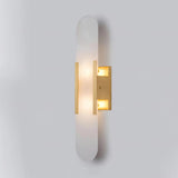 LumaSerene Langgestreckte Alabaster Wandleuchte | Modernes Design | Elegante Beleuchtung | Energieeffizient
