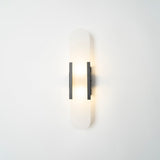 LumaSerene Langgestreckte Alabaster Wandleuchte | Modernes Design | Elegante Beleuchtung | Energieeffizient