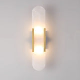 LumaSerene Langgestreckte Alabaster Wandleuchte | Modernes Design | Elegante Beleuchtung | Energieeffizient