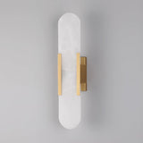 LumaSerene Langgestreckte Alabaster Wandleuchte | Modernes Design | Elegante Beleuchtung | Energieeffizient