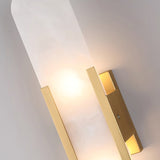 LumaSerene Langgestreckte Alabaster Wandleuchte | Modernes Design | Elegante Beleuchtung | Energieeffizient