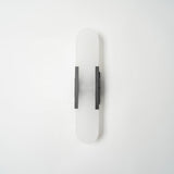 LumaSerene Langgestreckte Alabaster Wandleuchte | Modernes Design | Elegante Beleuchtung | Energieeffizient