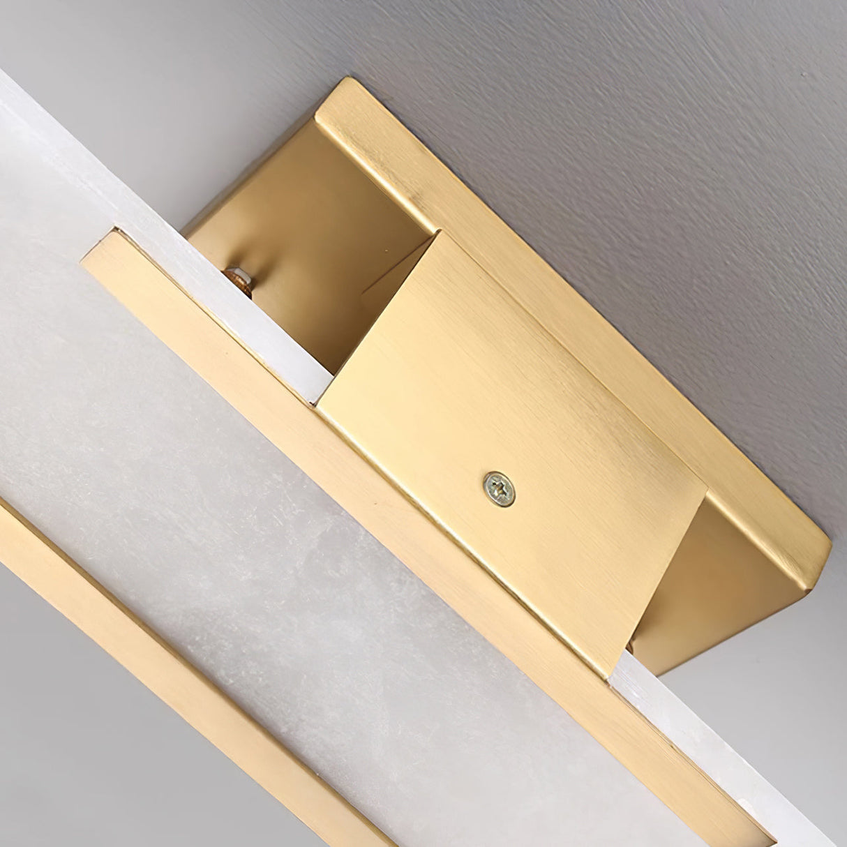 LumaSerene Langgestreckte Alabaster Wandleuchte | Modernes Design | Elegante Beleuchtung | Energieeffizient