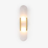 LumaSerene Langgestreckte Alabaster Wandleuchte | Modernes Design | Elegante Beleuchtung | Energieeffizient