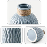 TexturaCeram Strukturierte Keramikvase | Elegantes Design | Dekoration für Zuhause & Büro