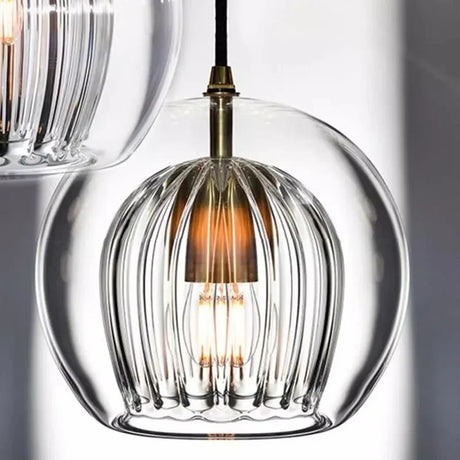 GlassBeam Moderne Pendelleuchte aus Glas | LED Hängeleuchte | Elegantes Design für Zuhause & Büro