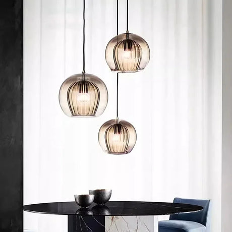 GlassBeam Moderne Pendelleuchte aus Glas | LED Hängeleuchte | Elegantes Design für Zuhause & Büro