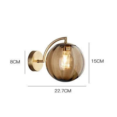 CrystalLux Moderne Glas Wandlampe | Elegante Applikation | Stilvolle Wandbeleuchtung für Zuhause