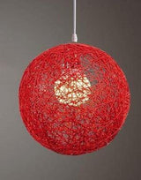 Wickora Vintage Rattan Hängeleuchte | Natürlicher Stil | Verschiedene Farben & Größen | Perfekt für Wohn- und Esszimmer