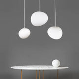 HaloShine Runde Glas Pendelleuchte | Moderne Hängeleuchte | Elegante Deckenbeleuchtung
