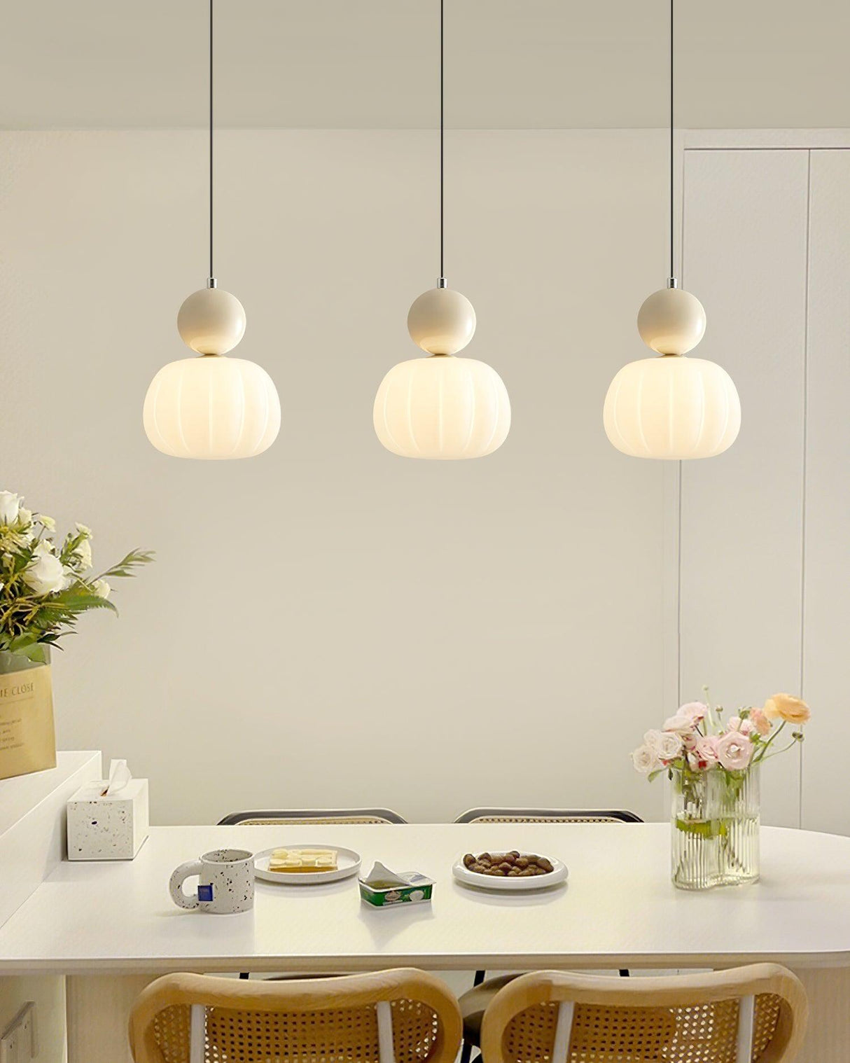 NatureGlow Natürliche Pendelleuchte | Modernes Design | Handgefertigt | Ideal für Wohnzimmer & Esszimmer