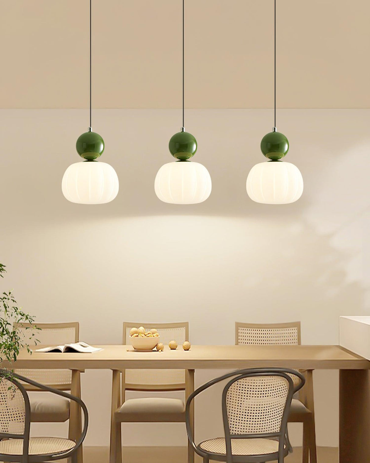 NatureGlow Natürliche Pendelleuchte | Modernes Design | Handgefertigt | Ideal für Wohnzimmer & Esszimmer