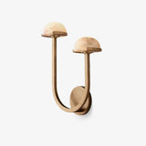 Lunomush Pilz-Alabaster Wandleuchte | Elegantes Design | Weiches Licht für Zuhause