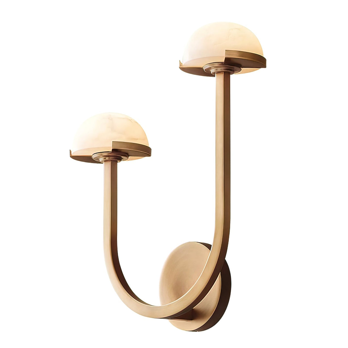 Lunomush Pilz-Alabaster Wandleuchte | Elegantes Design | Weiches Licht für Zuhause