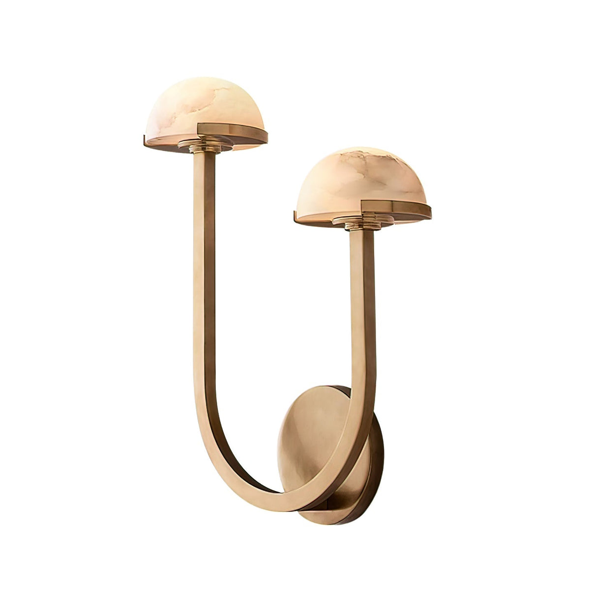 Lunomush Pilz-Alabaster Wandleuchte | Elegantes Design | Weiches Licht für Zuhause