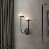 Lunomush Pilz-Alabaster Wandleuchte | Elegantes Design | Weiches Licht für Zuhause
