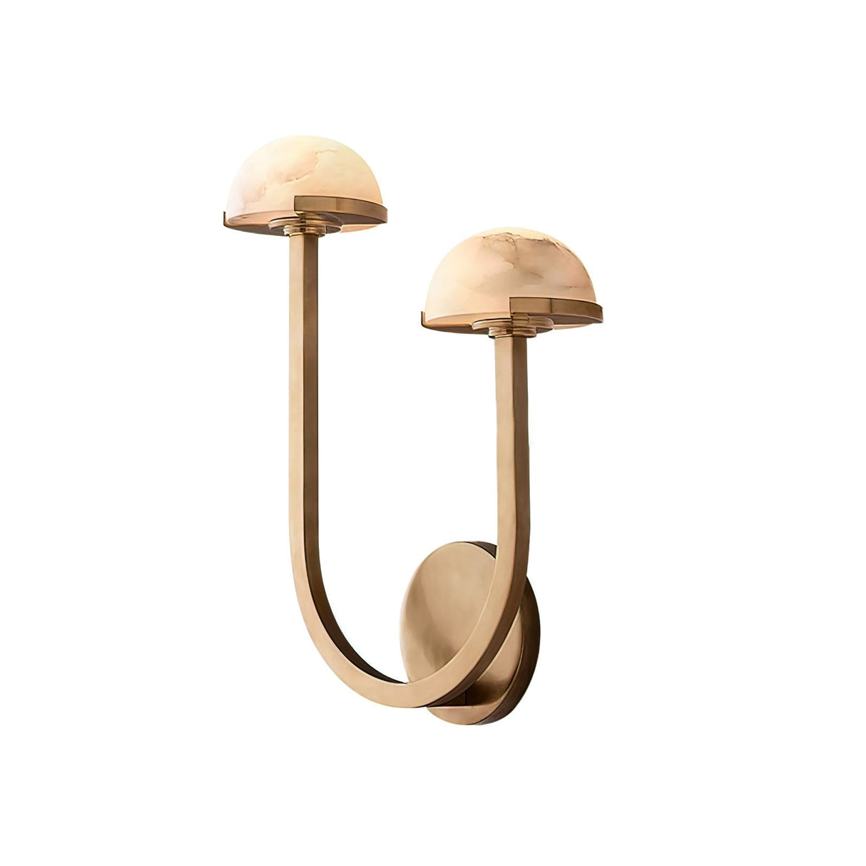 Lunomush Pilz-Alabaster Wandleuchte | Elegantes Design | Weiches Licht für Zuhause