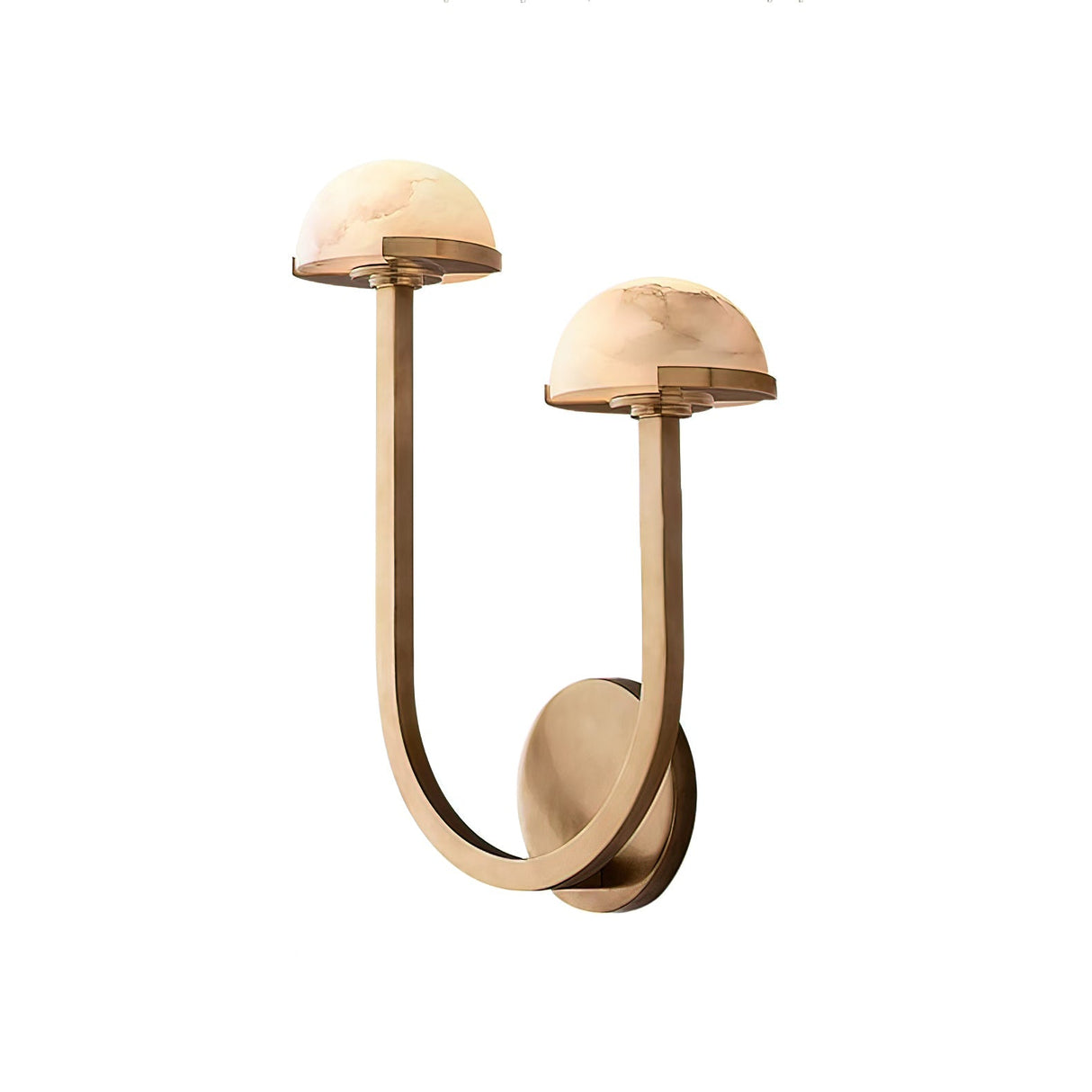Lunomush Pilz-Alabaster Wandleuchte | Elegantes Design | Weiches Licht für Zuhause