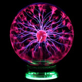 PlasmaNova Plasmakugel Nachtlicht | Interaktive Beleuchtung | Dekorative Tischlampe | Perfekt für Zuhause und Büro