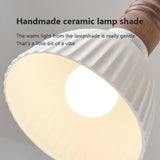 Crearo Nordic Pendelleuchte aus Massivholz | Skandinavisches Design | Warmes & Kaltes Licht | Stilvolle Beleuchtung für Zuhause