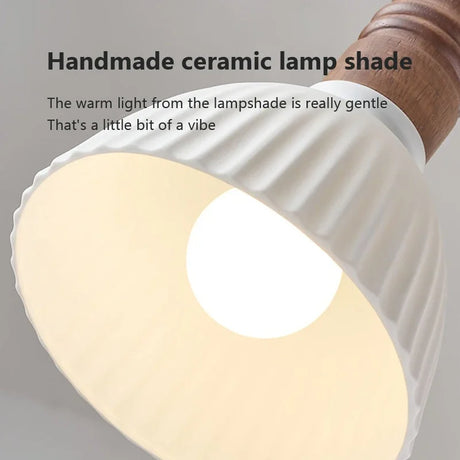 Crearo Nordic Pendelleuchte aus Massivholz | Skandinavisches Design | Warmes & Kaltes Licht | Stilvolle Beleuchtung für Zuhause