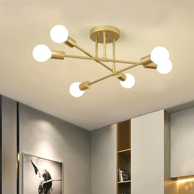 LunoGlow LED-Deckenleuchte | Modernes Design | Dimmbar | Energiesparend | Wohnraumbeleuchtung